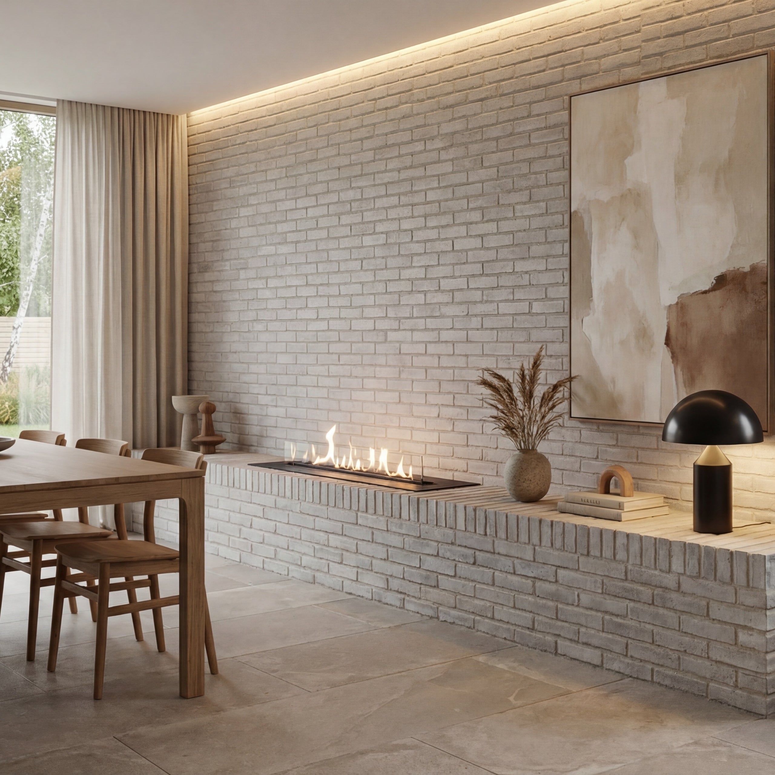 Decoflame BEV Net Zero Emission F2 Fireplace Insert - Remote Control & 20.5 Hour Long Burn Times