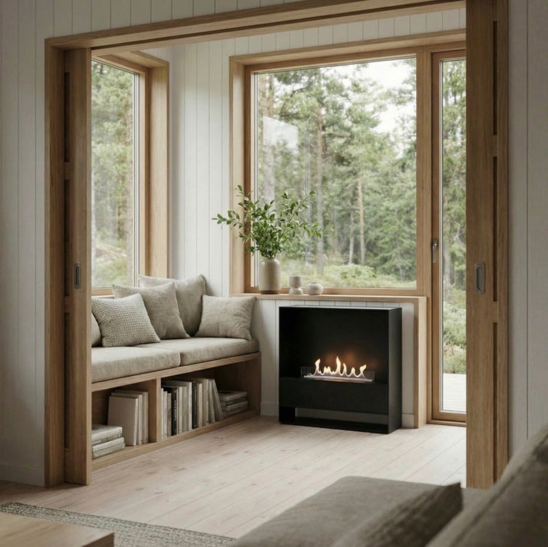 Decoflame Milan – Modular BEV Net Zero Fireplace
